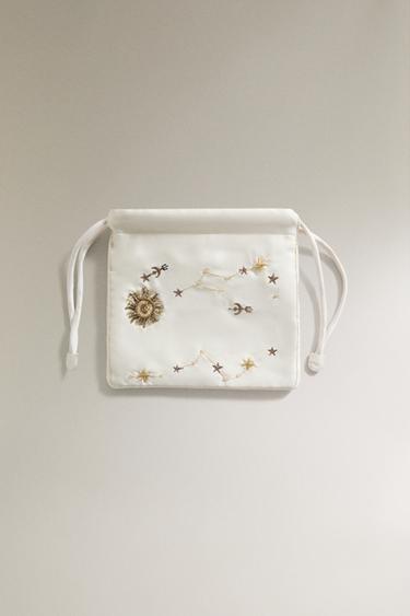 EMBROIDERED SMALL BAG | MARISA BERENSON - Beige by Zara