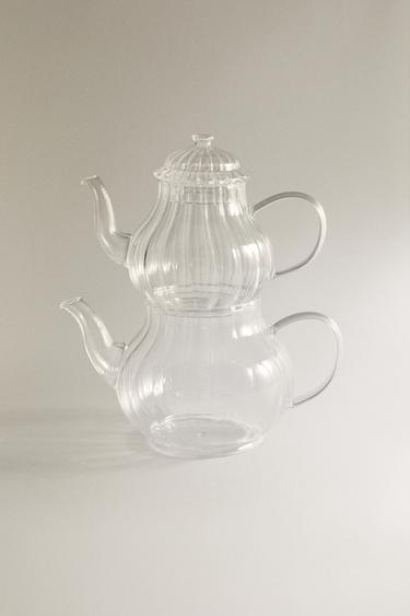 DOUBLE BOROSILICATE TEAPOT - Transparent by Zara - Image 0
