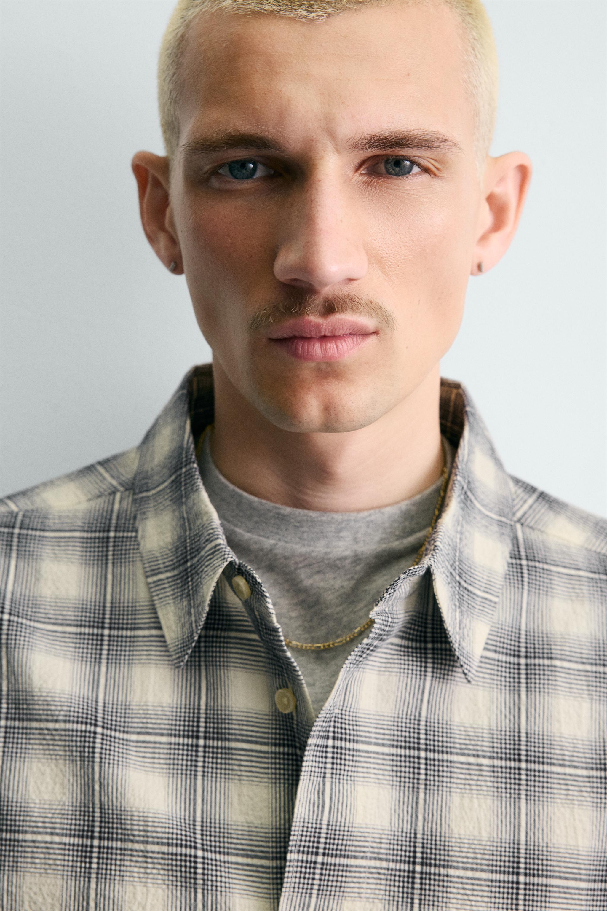 PLAID BOXY FIT SHIRT