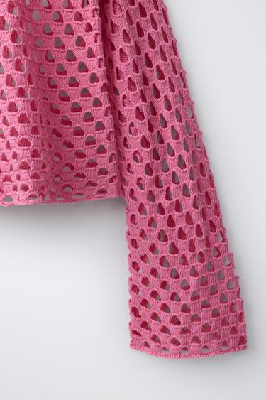 PULL RÉSILLE - Rose de Zara - Image 3