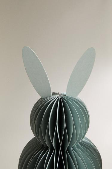 PACK OF DECORATIVE PAPER EASTER DECORATIONS (PACK OF 2) - Cream by Zara - Image 1