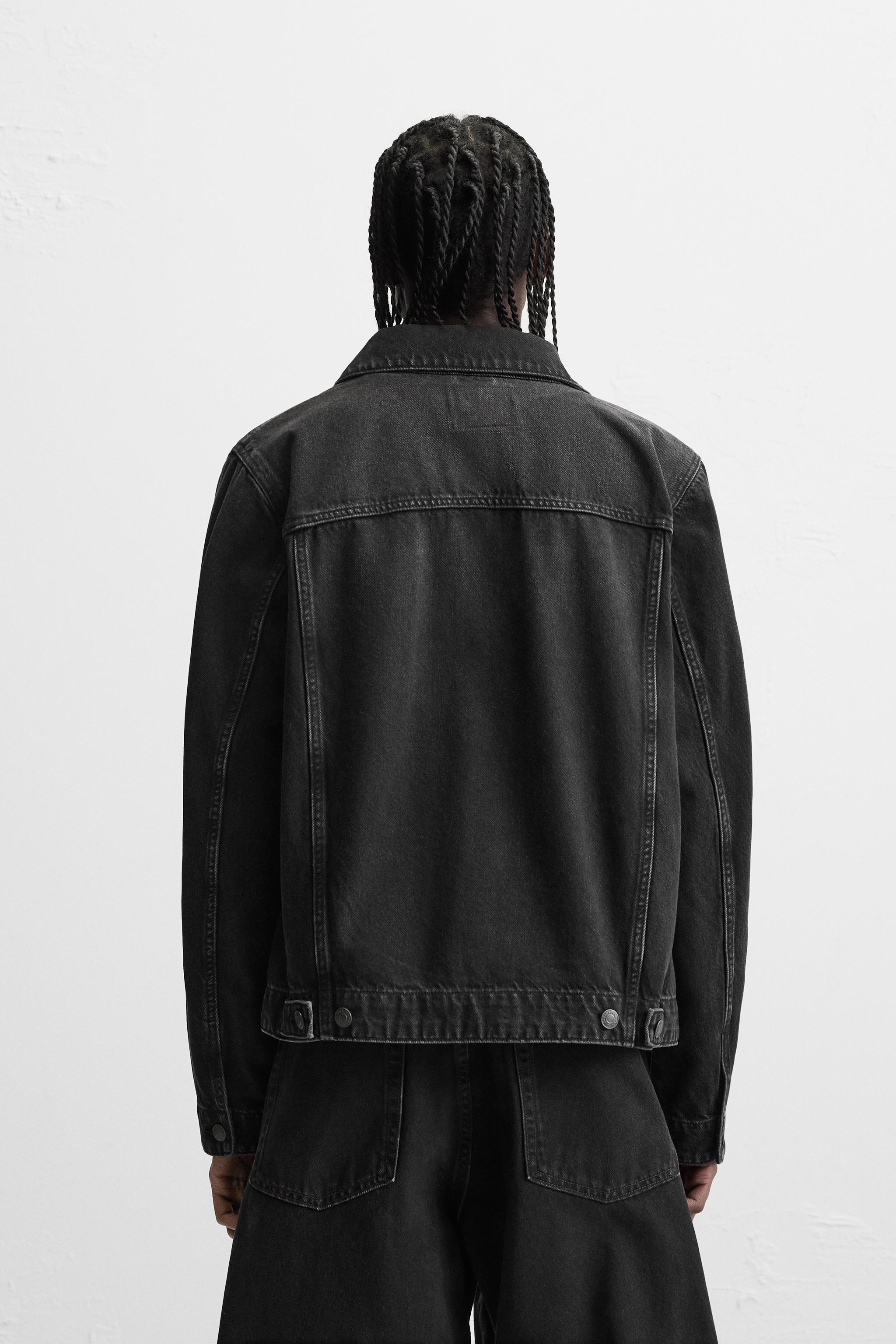 キルティングデニムジャケット - ブルー | ZARA Japan / 日本