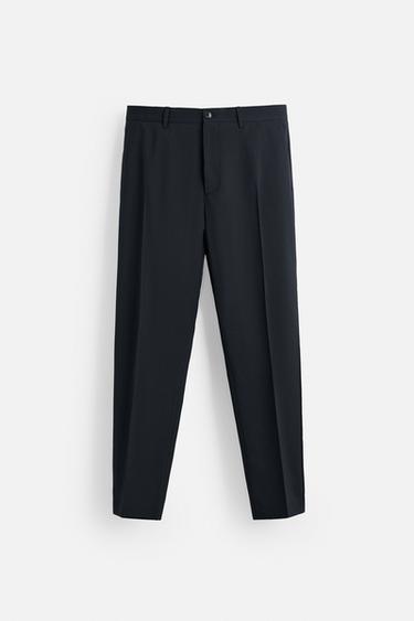 Zara SUIT PANTS LIMITED EDITION - Navy blue - Image 0