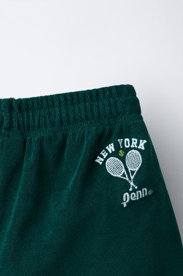 TERRY BERMUDA SHORTS PENN © - Green by Zara - Image 3