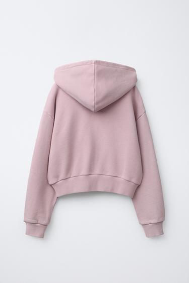 GARMENT DYED HOODIE - Pink by Zara - Image 1