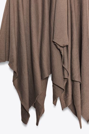 ASYMMETRIC HALTER DRESS - Brown by Zara - Image 5