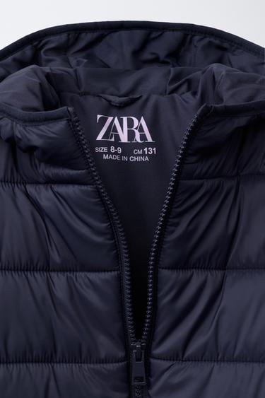 DOUDOUNE ULTRALÉGÈRE À CAPUCHE - Bleu nuit de Zara - Image 6