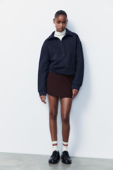 SKORT - Burgundy by Zara