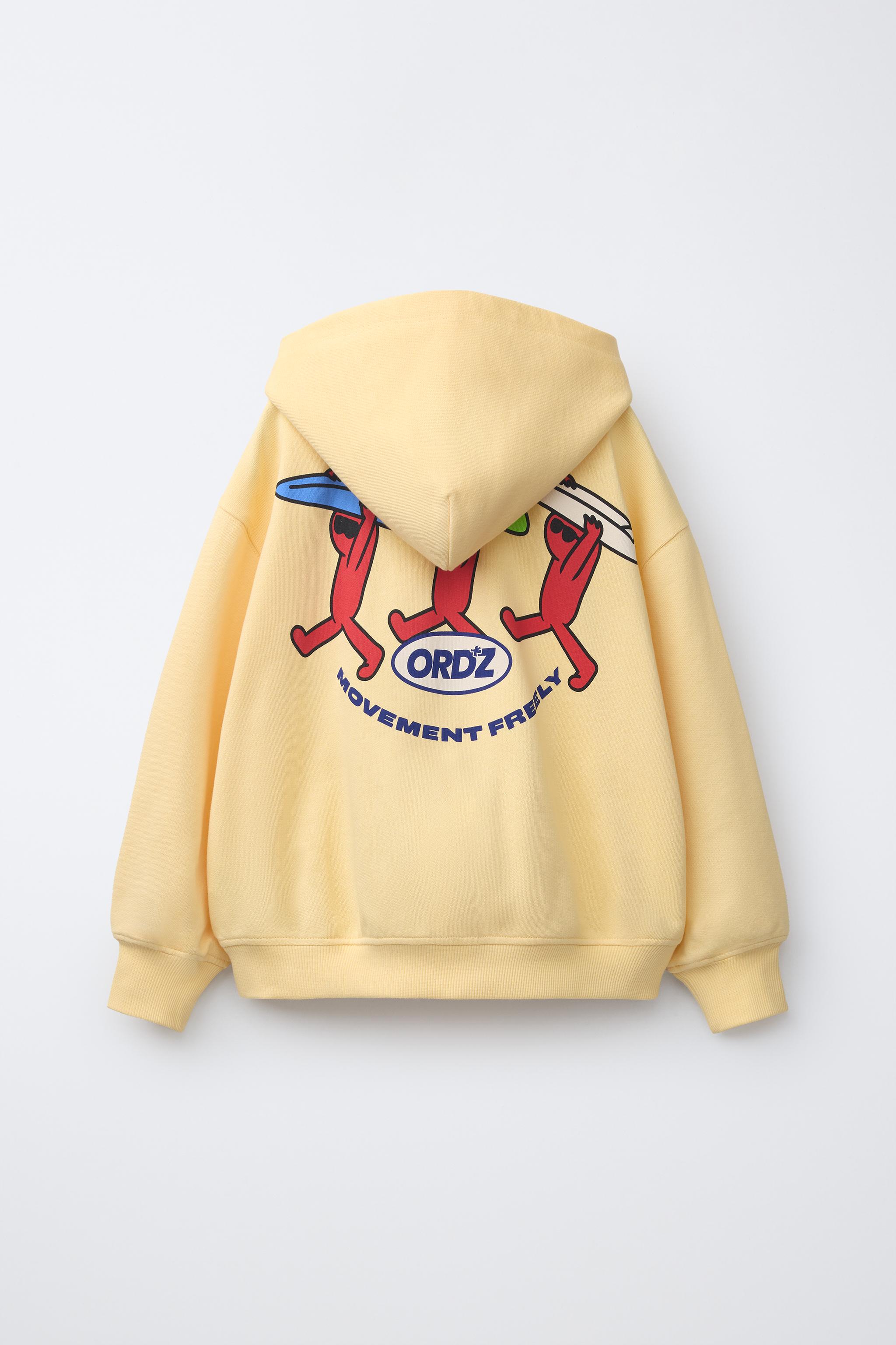 SKATE HOODIE - Yellow | ZARA United States