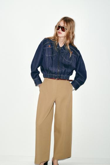 جاكيت Z1975 بومبر دنيم - أزرق الخاص بـ Zara - صورة 0