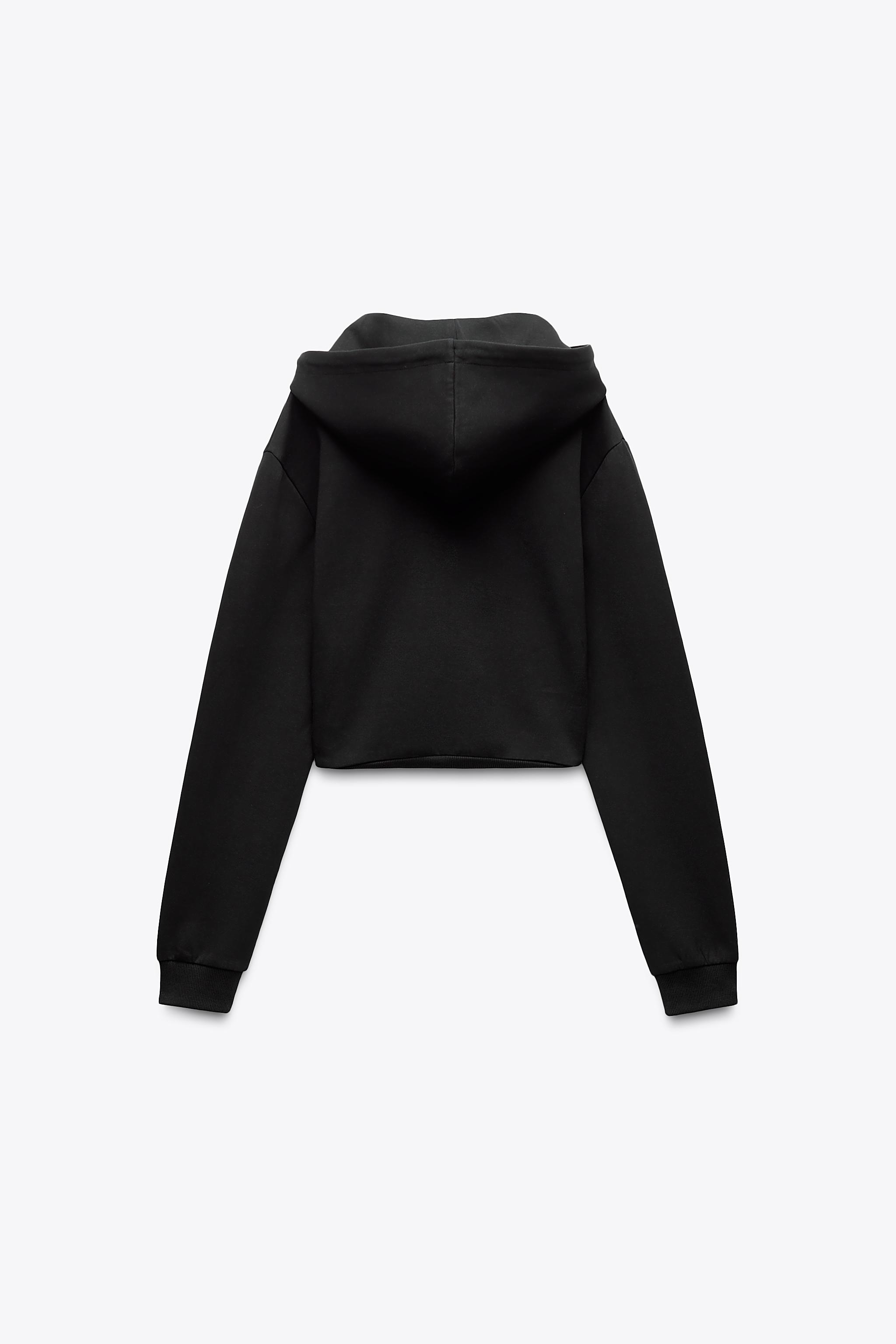 ZARA ZARA(ザラ) ベーシッククロップドスウェット レディース