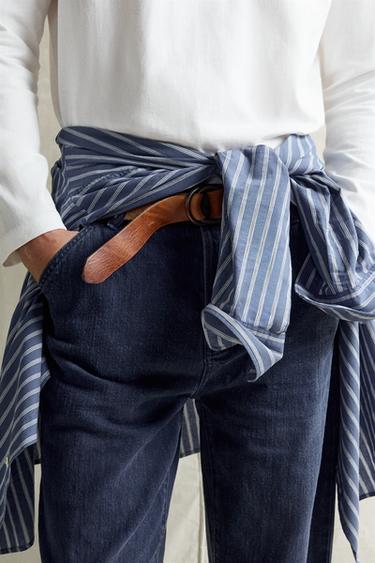 WASHED RELAXED FIT JEANS - Bluish by Zara