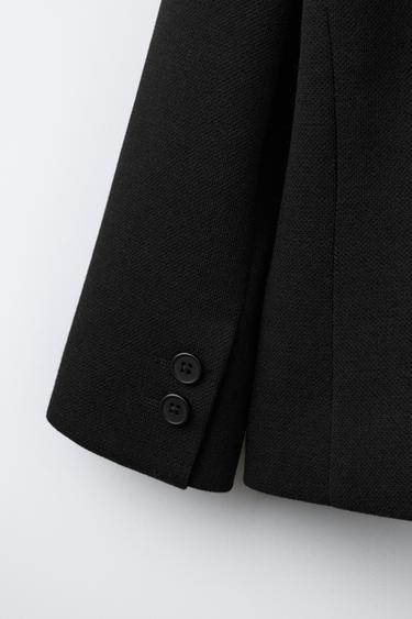 VESTE DE COSTUME CONFORT - Noir de Zara - Image 3