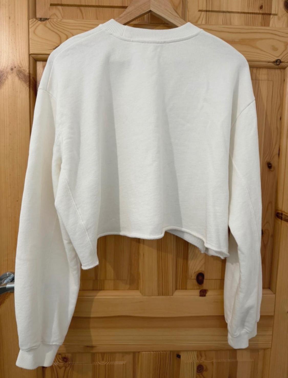 PLUSH VARSITY SWEATSHIRT WITH SLOGAN - Image 2