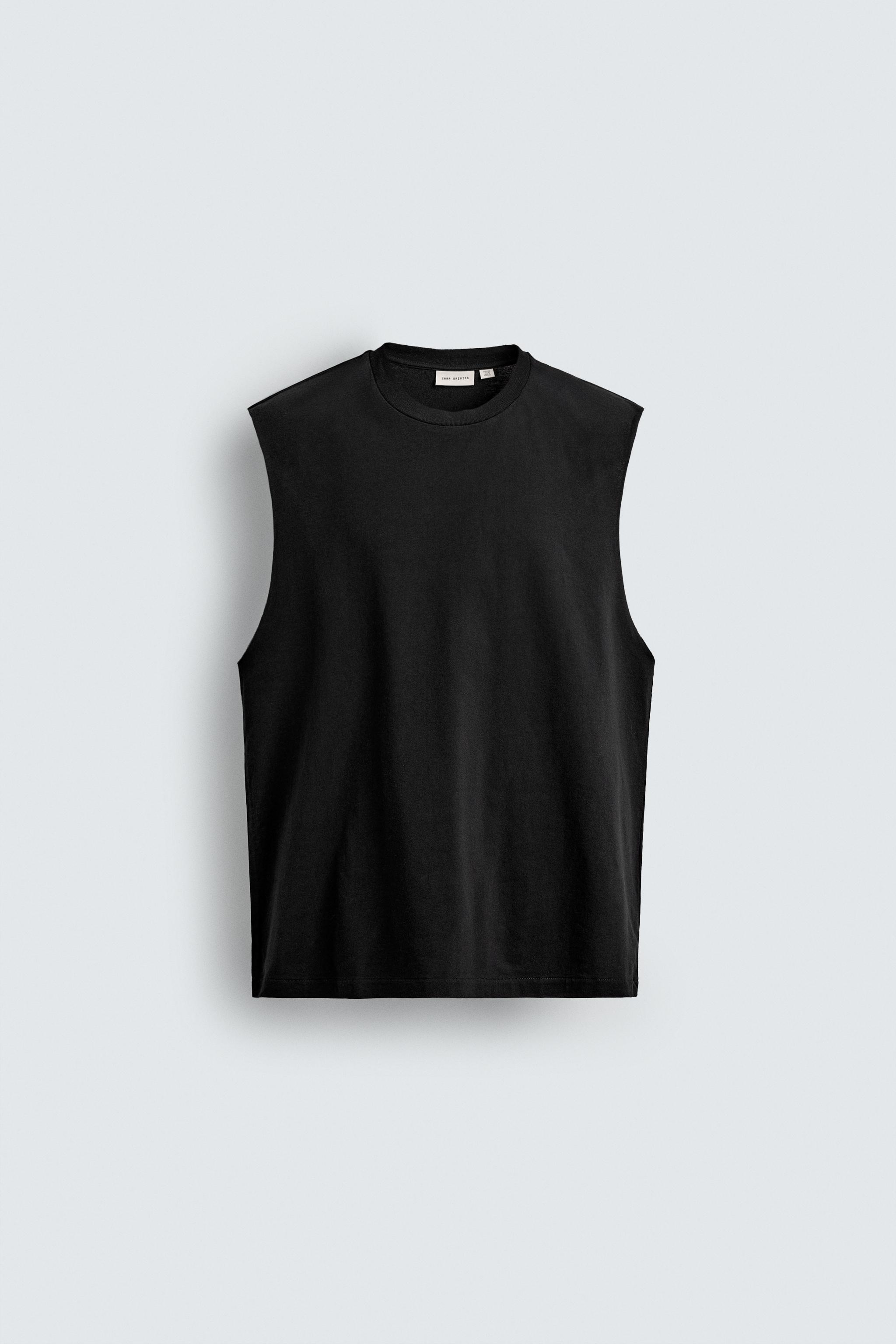 LIGHTWEIGHT TANK T-SHIRT - White | ZARA India