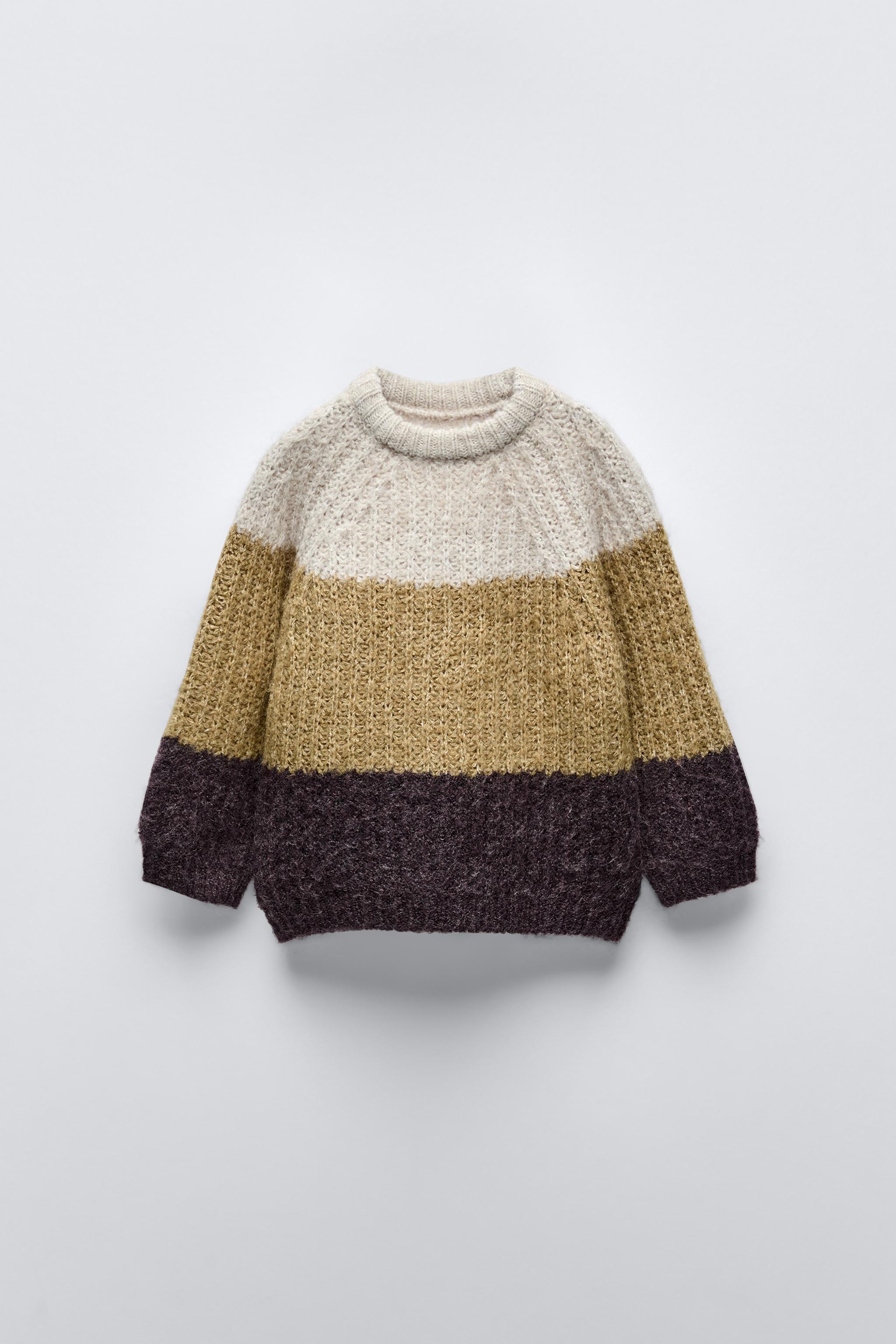 COLOUR BLOCK SWEATER Multicoloured ZARA United Kingdom