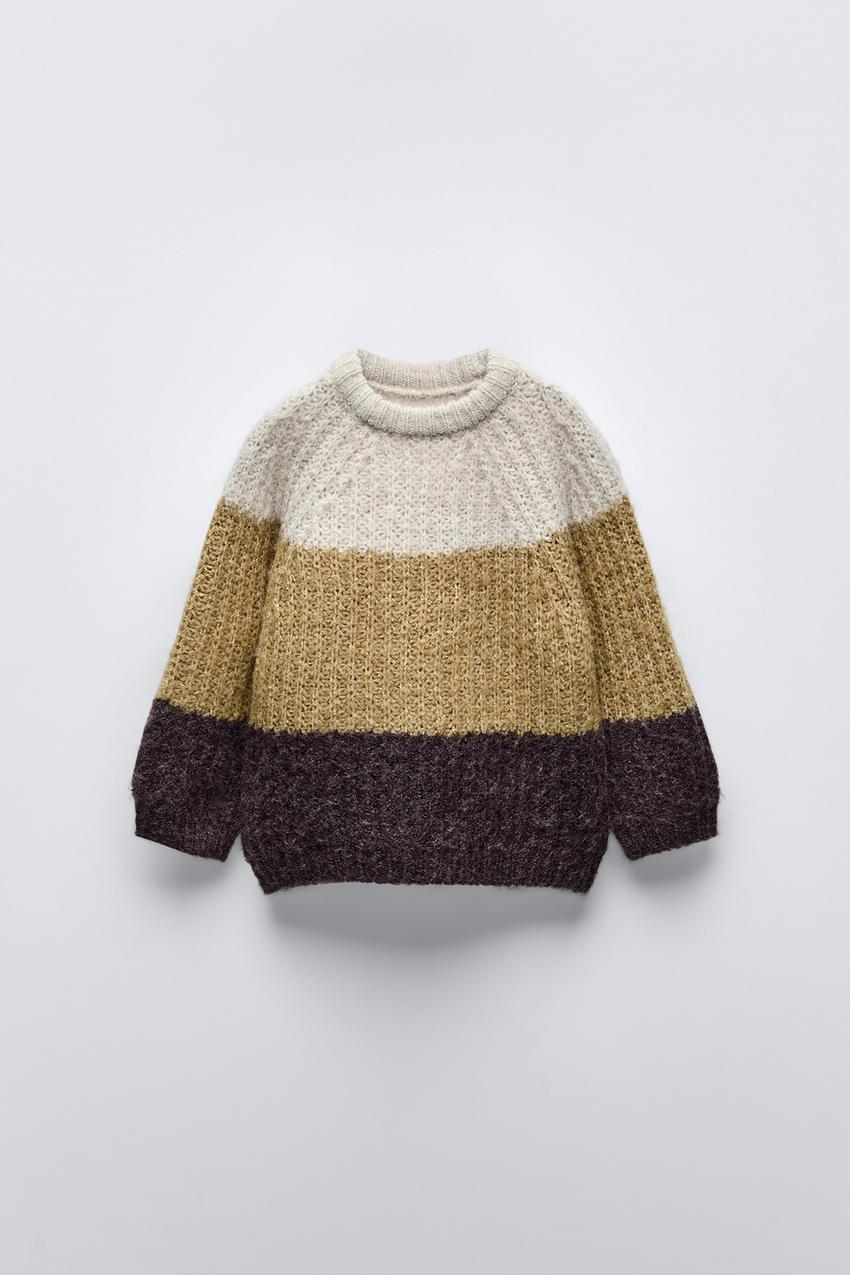 カラーブロック セーター - マルチカラ― | ZARA Japan / 日本