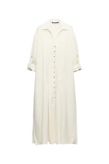 TUNIC DRESS WITH PINTUCK DETAIL