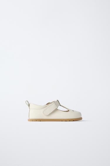 Zara BAREFOOT LEATHER SHOES - Off White