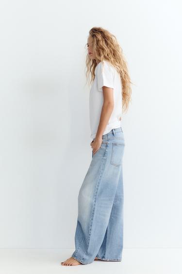 JEAN TRF BAGGY BALLOON TAILLE NORMALE - Bleu clair de Zara - Image 3