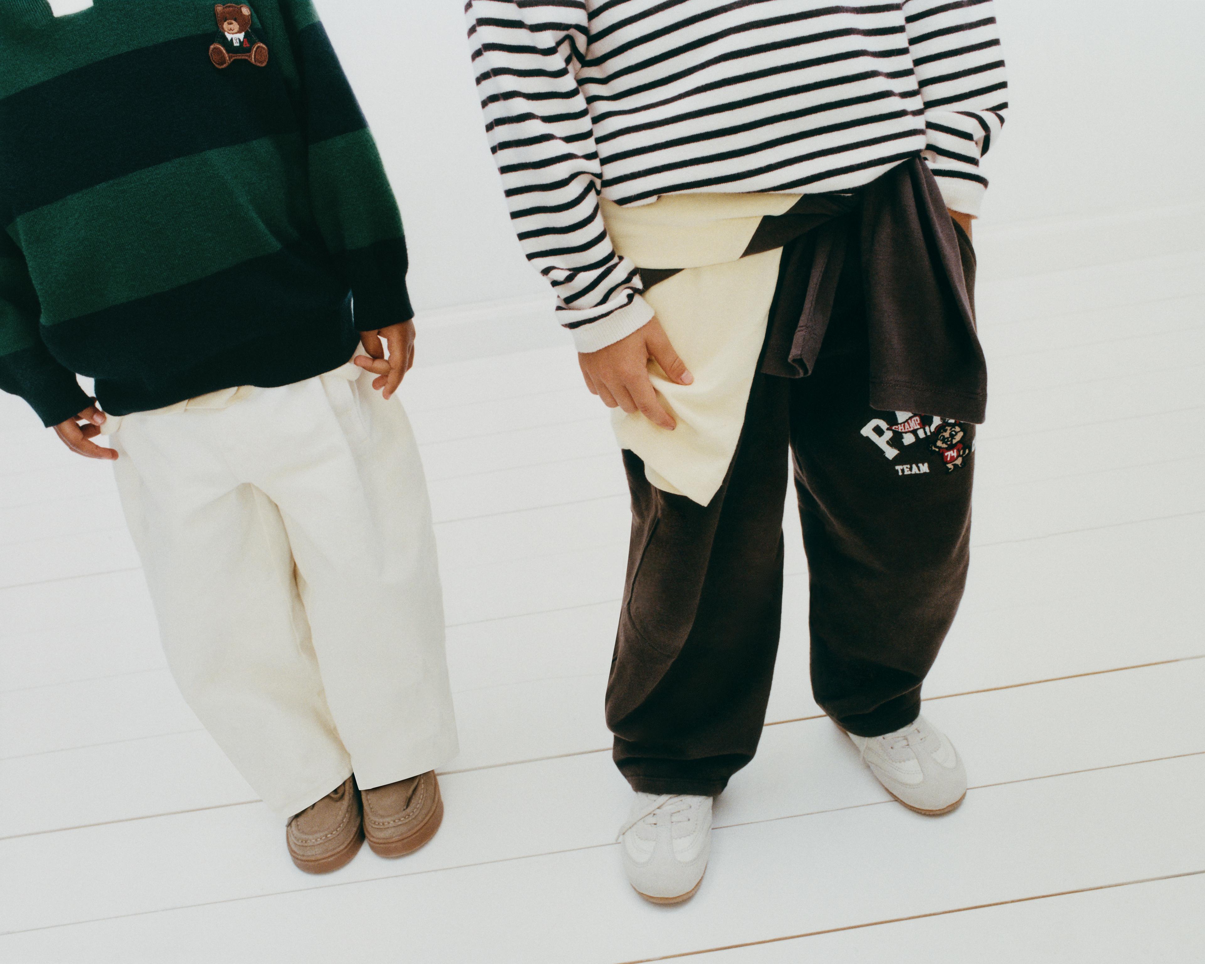 BALLOON TWILL PANTS — Ecru