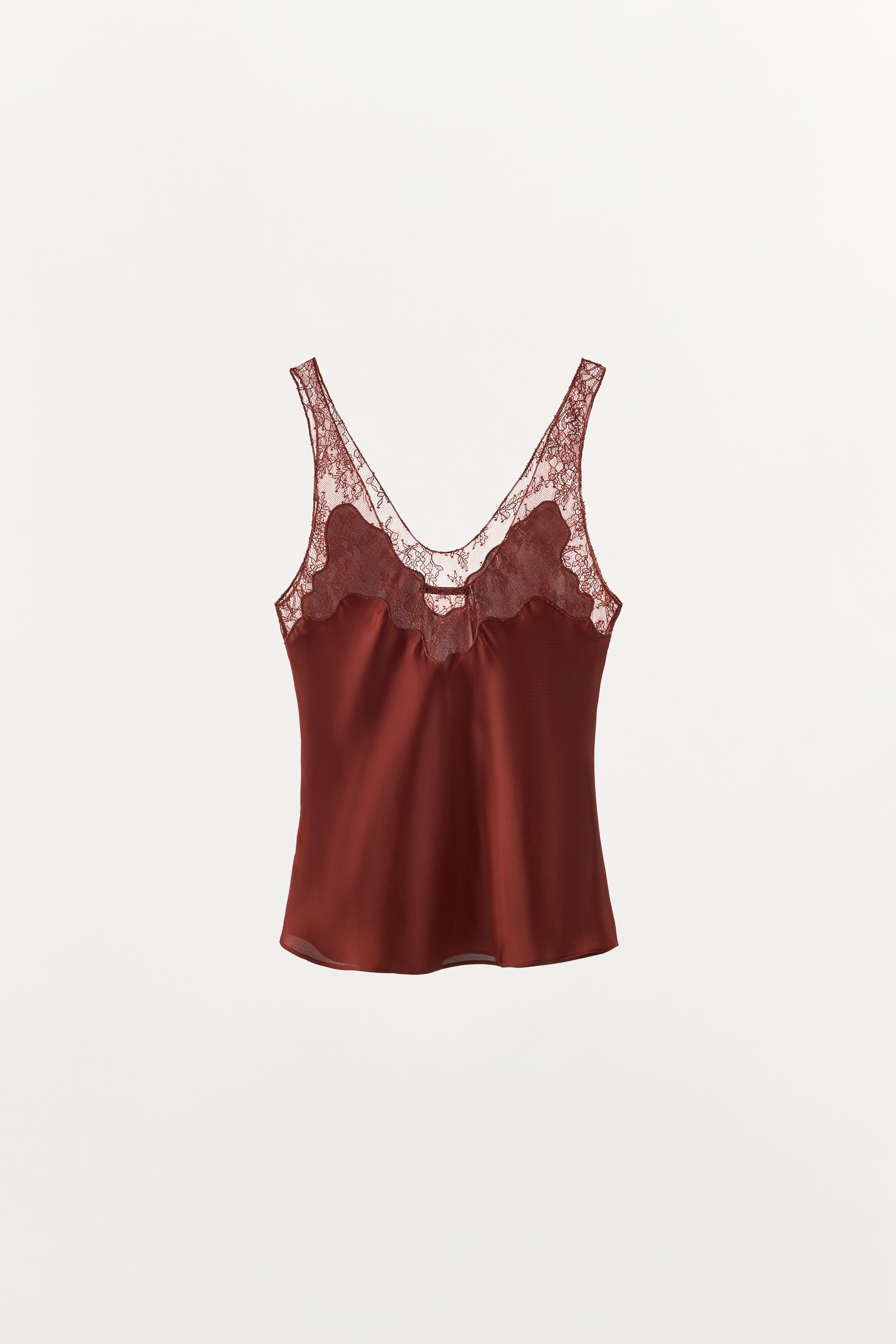 ZW COLLECTION LACE CAMISOLE TOP - thumbnail 9