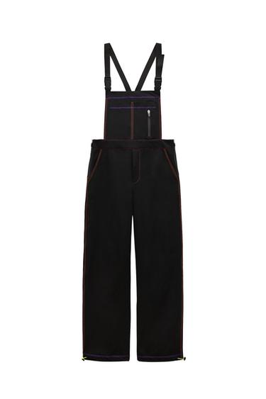 SEAMED NYLON JUMPSUIT