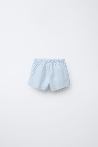 POPLIN BERMUDA SHORTS - Light blue by Zara