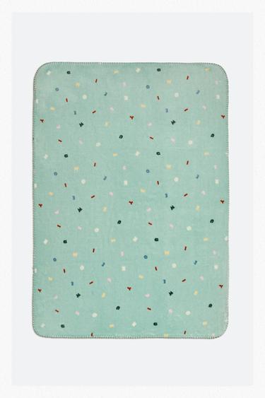 MICKEY & MINNIE ©DISNEY LETTERS FLEECE BABY BLANKET - Multicoloured by Zara