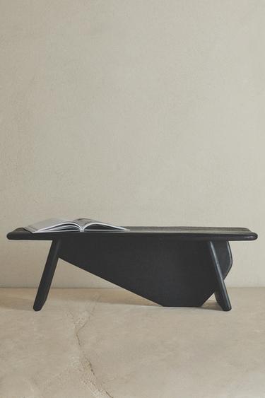 Zara TEXTURED BENCH - Black