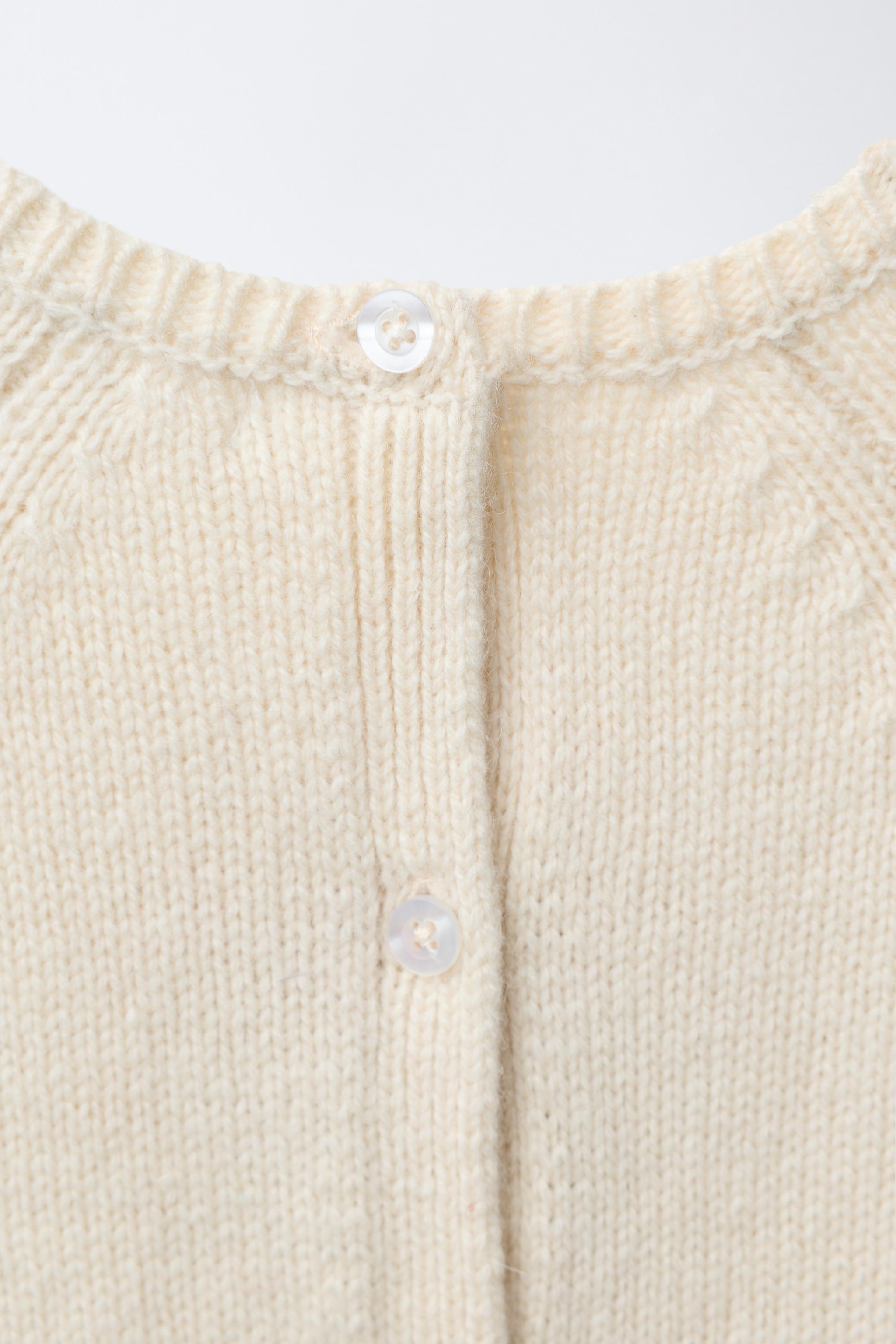 KNIT JUMPSUIT WITH EMBROIDERED MOUSE