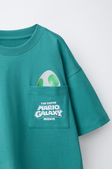YOSHI SUPER MARIO BROS ™ © NINTENDO T-SHIRT - Blue green by Zara - Image 2
