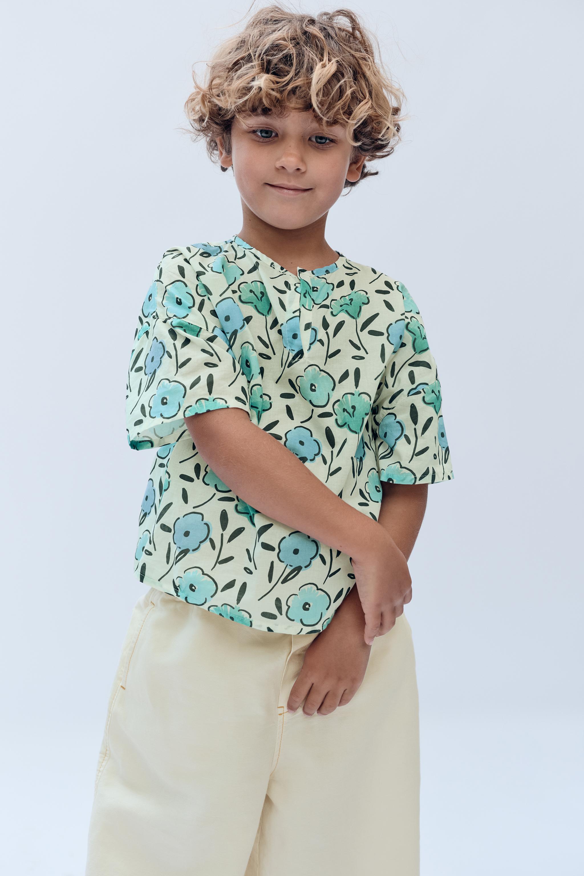 2-14 YEARS / FLORAL PRINT BLOUSE LIMITED EDITION