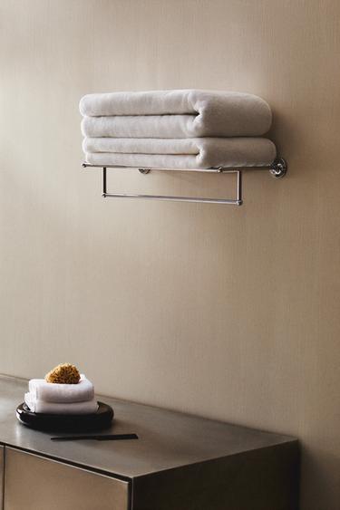 Zara METALNA POLICA ZA KUPATILO SREBRNE BOJE – Srebrni