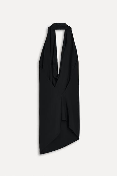 DRAPED HALTER TOP 50TH ANNIVERSARY - Black by Zara - Image 2