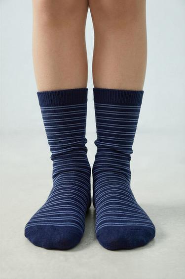 3-PACK OF CHERRY PRINT LONG SOCKS - Red by Zara