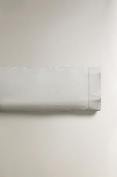 TAIE D’OREILLER SATIN FESTON (300 FILS) - Gris perle de Zara - Image 4