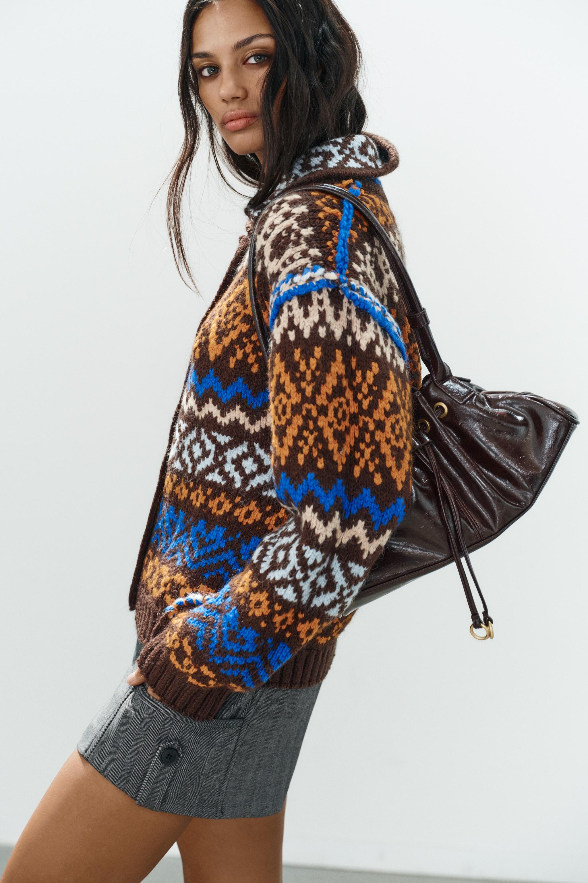 Ruched Shoulder Bag by Zara