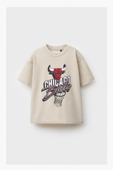 CHICAGO BULLS NBA © PRINTED T-SHIRT - camel by Zara