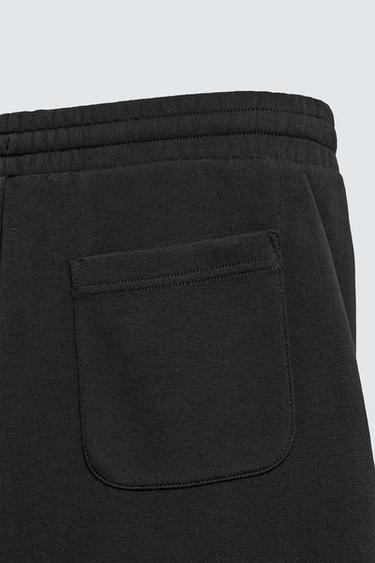 NEOPRENE-EFFECT PLEATED BALLOON FIT TROUSERS - Black by Zara - Image 8