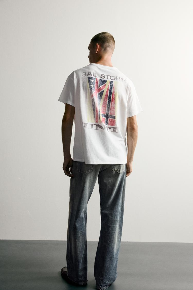 FLAGS PRINT T-SHIRT