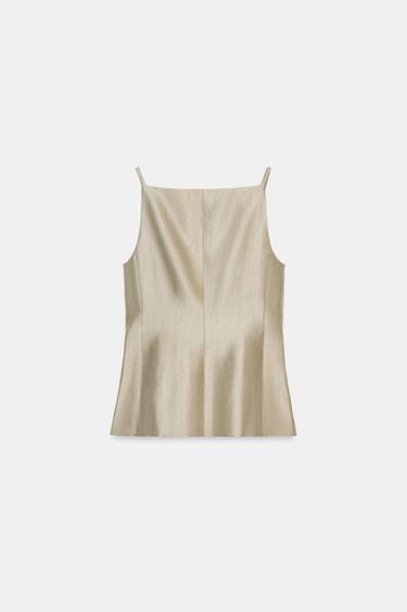 FITTED BUSTIER WAISTCOAT - Cava by Zara - Image 5