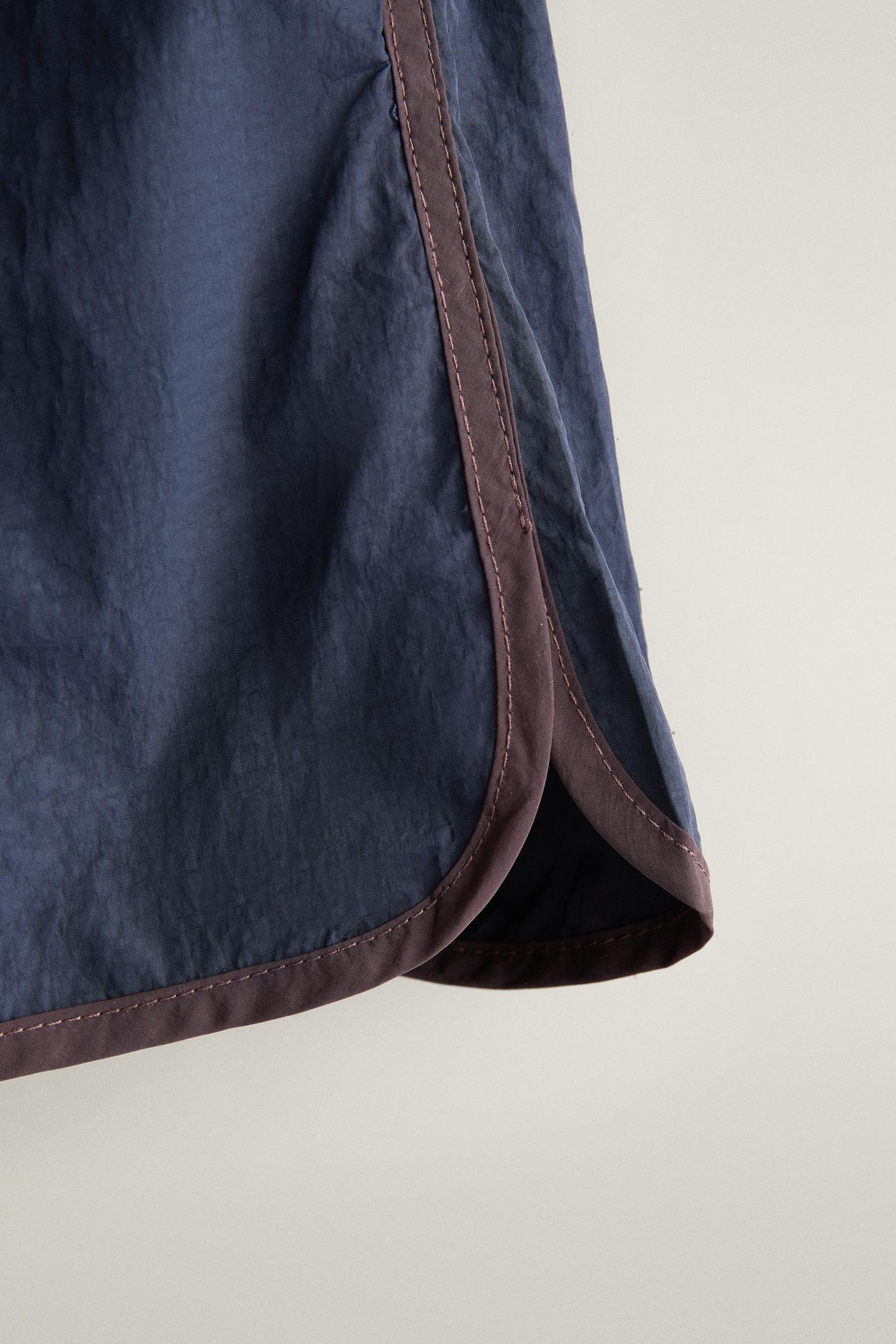 Женские шорты Zara Shorts with Contrast Trim, цвет: Синий — фото 3