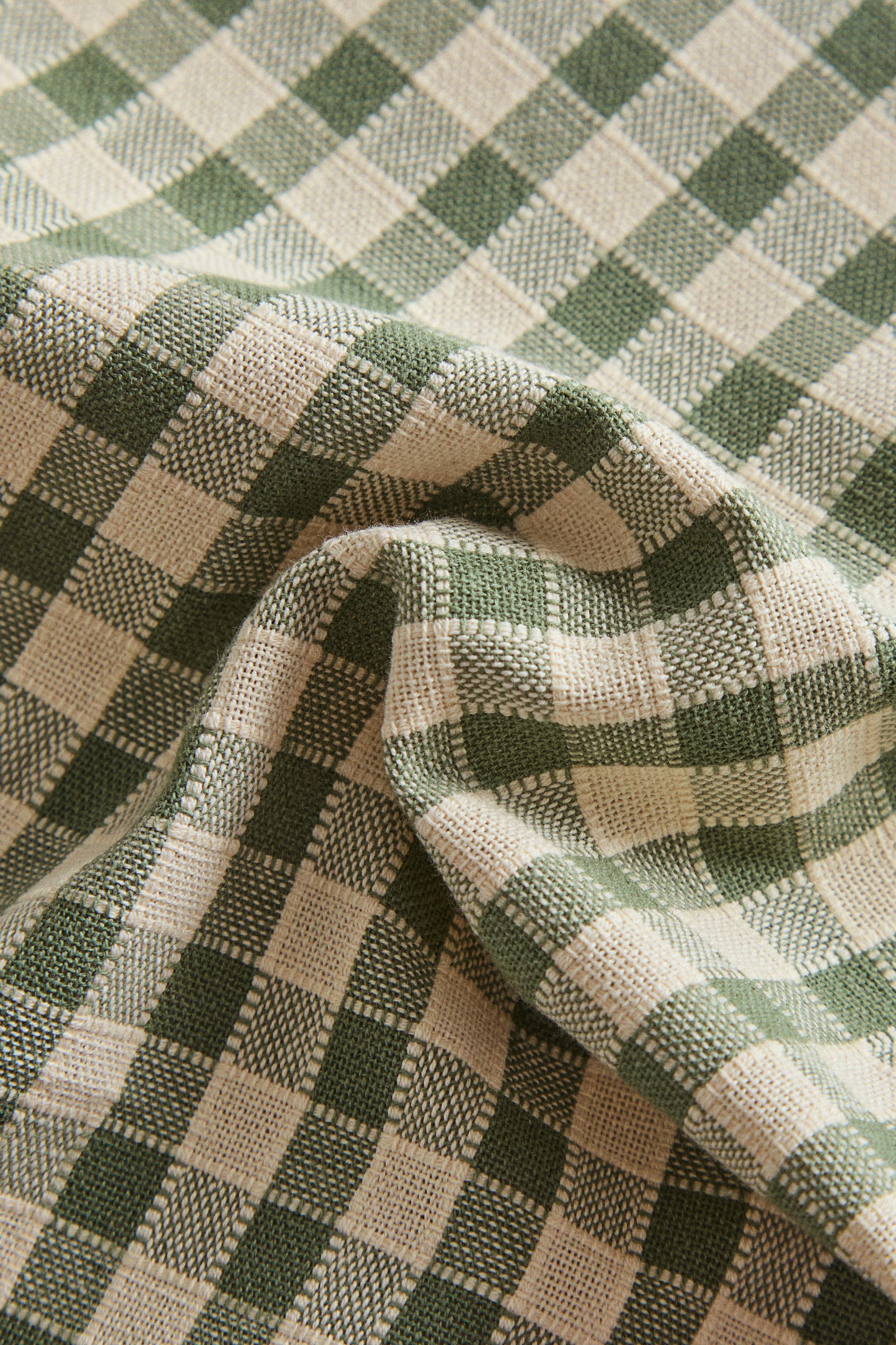 Zara PACK OF CHECK NAPKINS WITH TOPSTITCHING (PACK OF 2) — фото 4