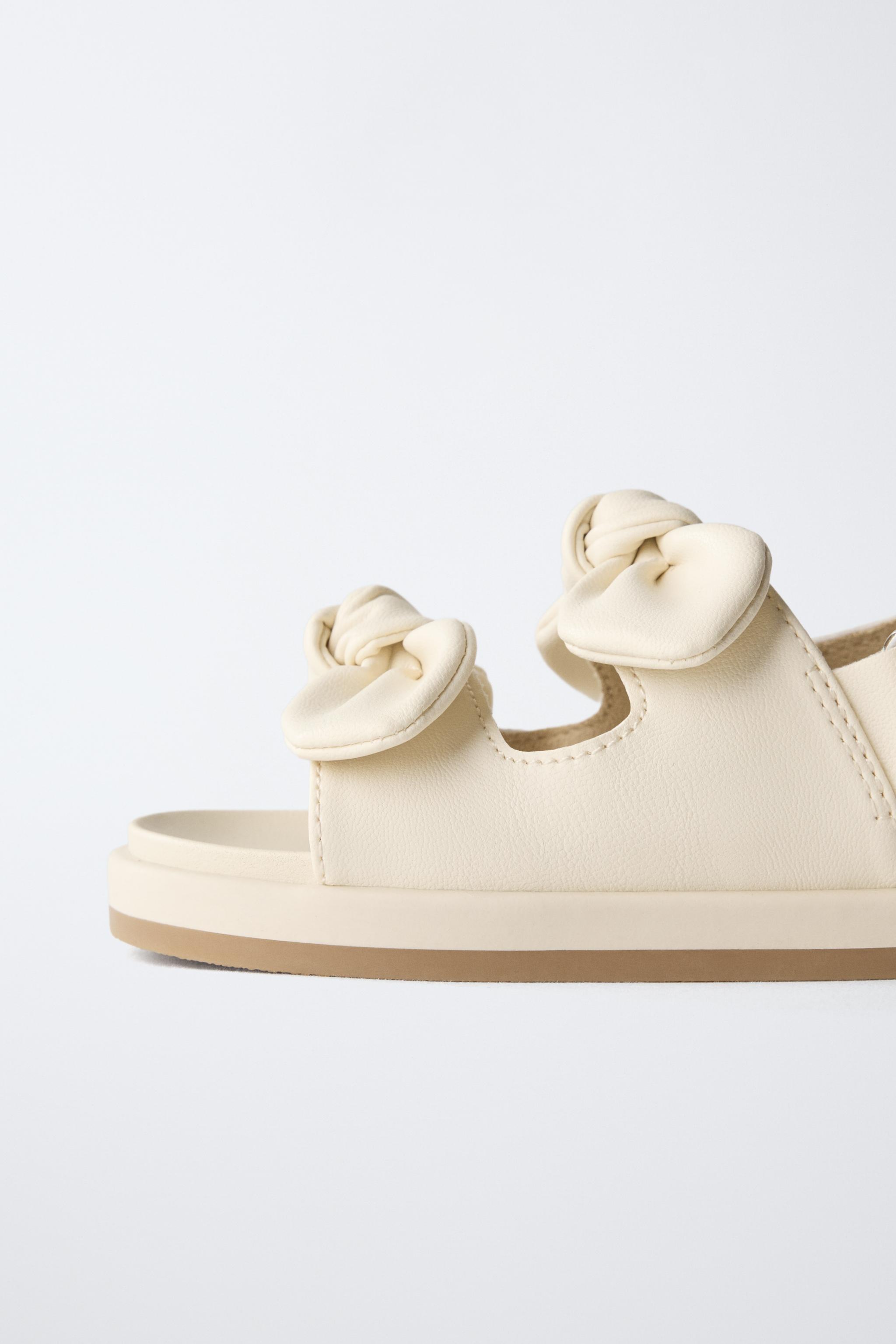 Детские сандалии Zara BOW SANDALS — фото 6