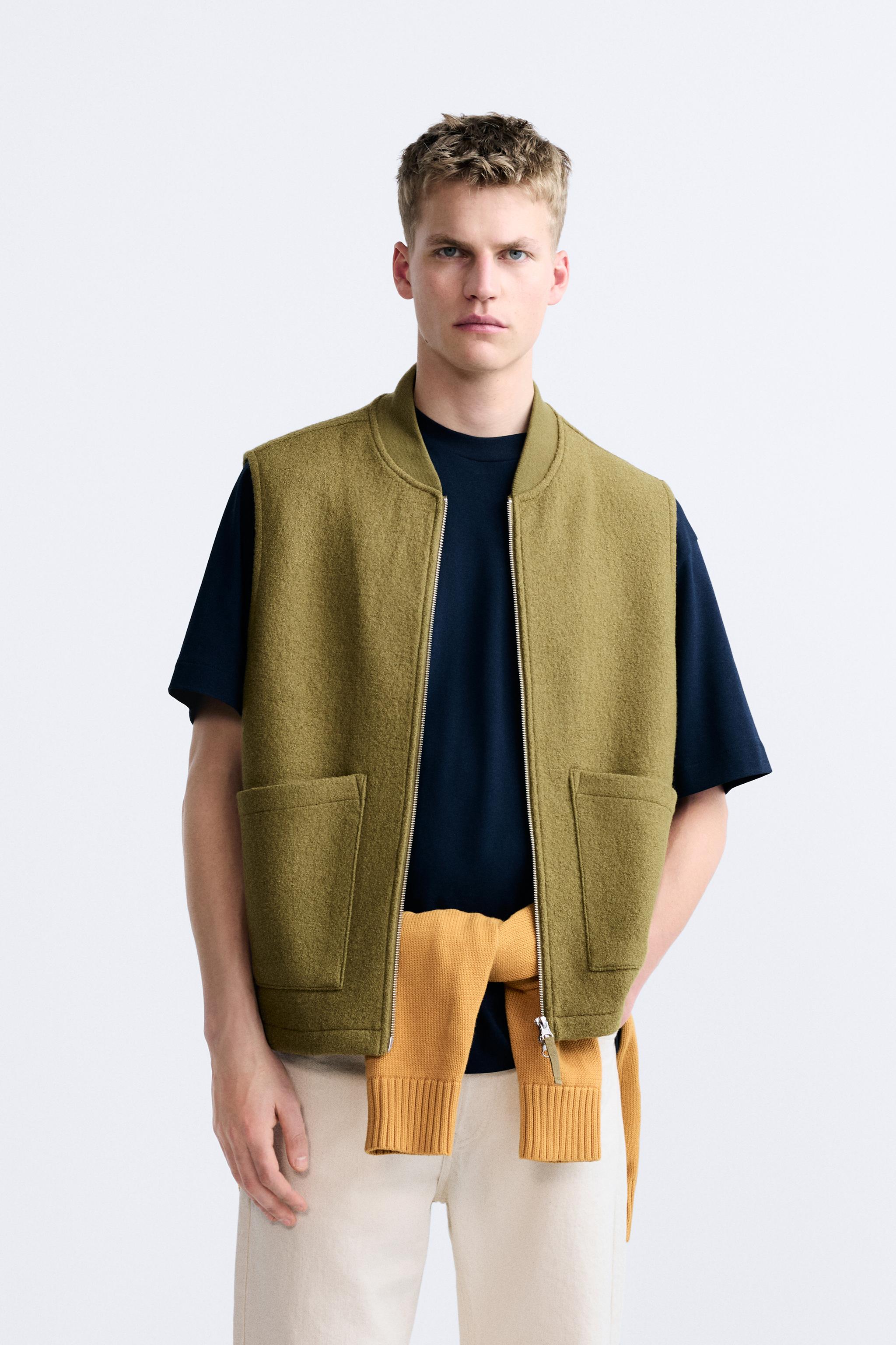 Zara veste 2024 sans manche homme