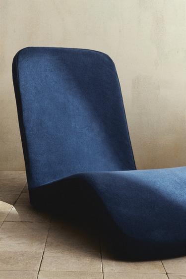 STRANDLIEGENBEZUG MIT BIESE - Mittelblau von Zara