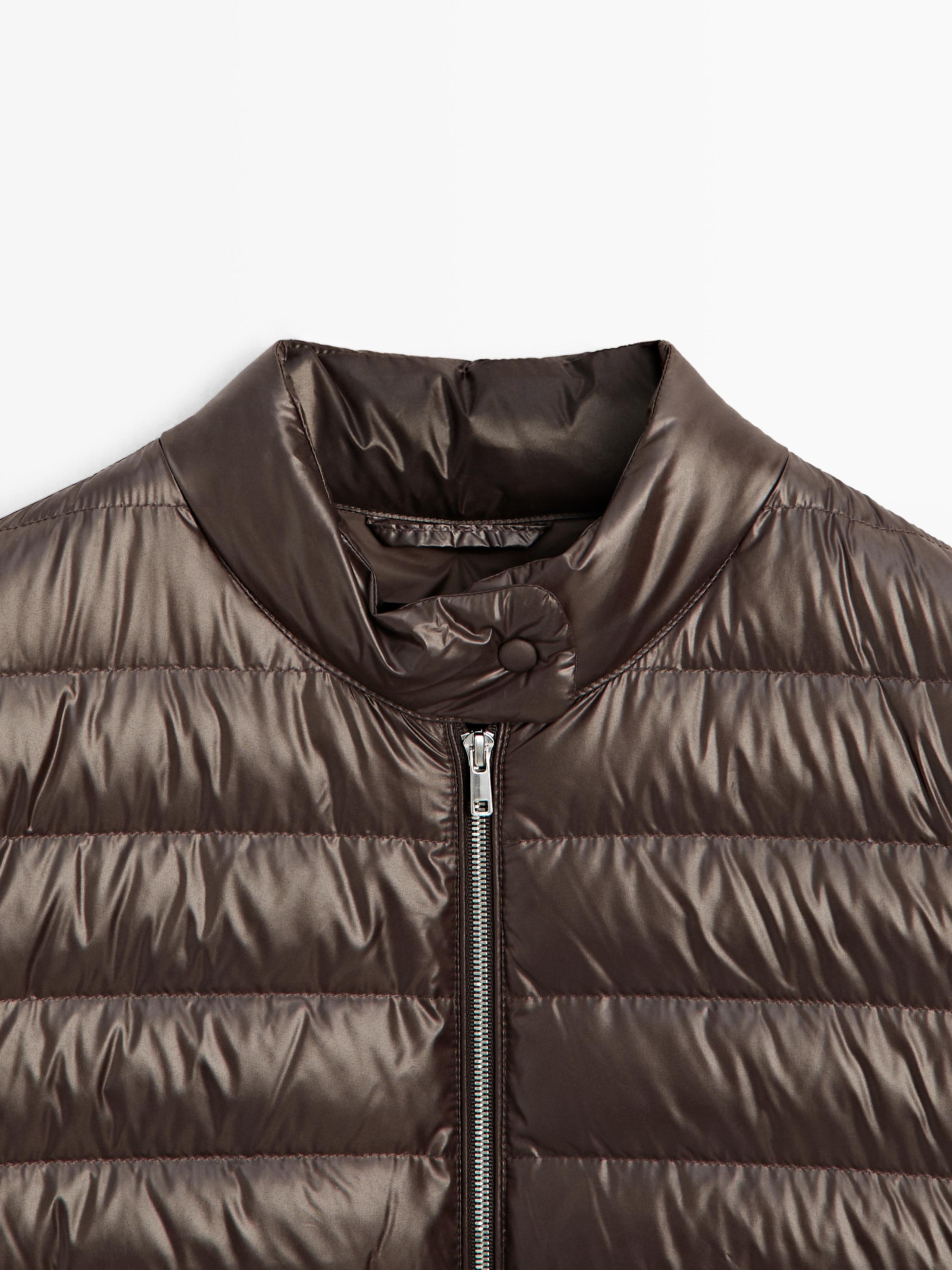 Water-repellent down jacket