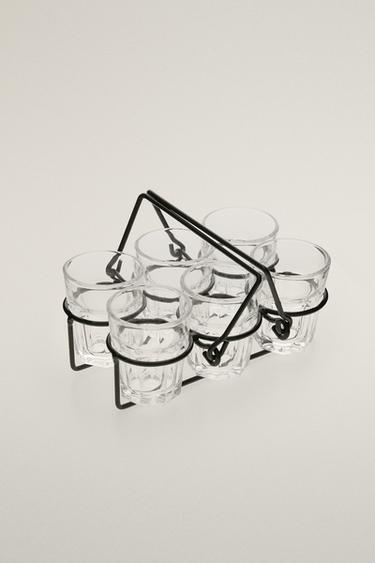CHRISTMAS GLASS SHOT TUMBLER SET — Green 2