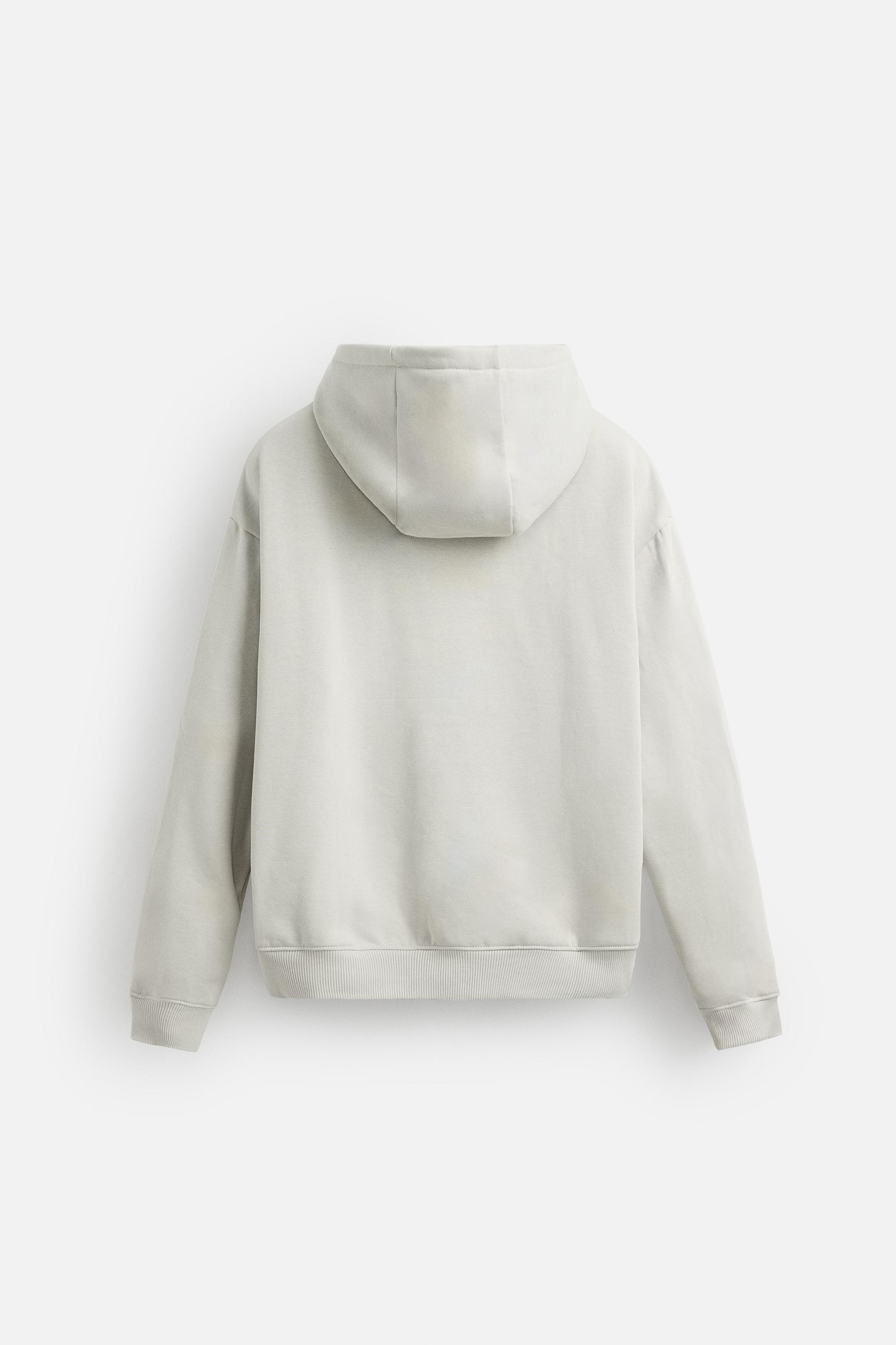 ベーシックフーディ - アイス グレー | ZARA Japan / 日本